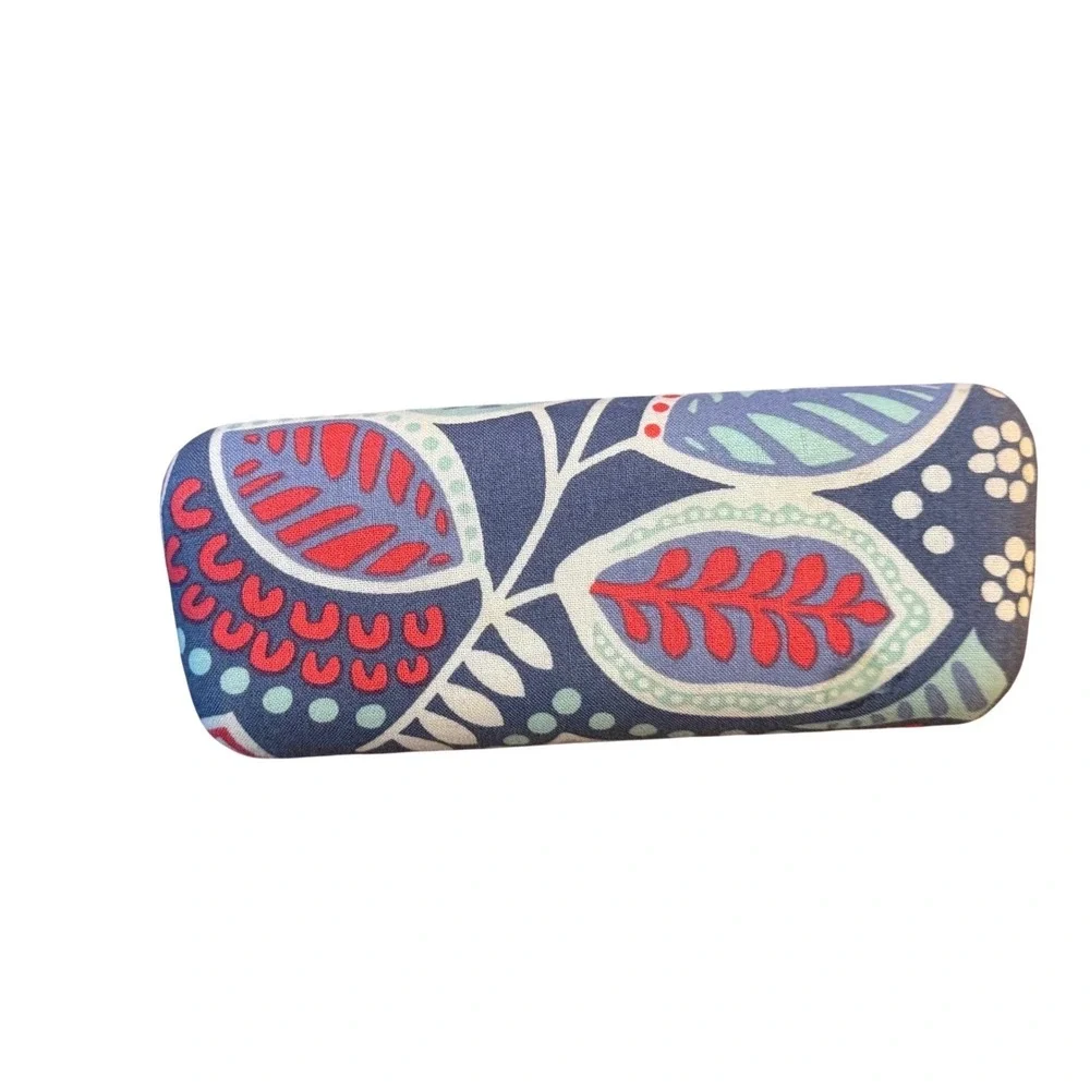 Vera Bradley Womens Grey Nomadic Floral Paisley Eyeglass‎ Frames with Hard Case